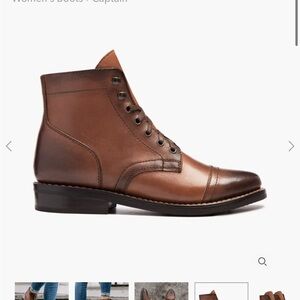 Thursday Boot Company Women's Two-Tone Brown Combat Boots